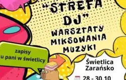 plakat o zapisach na warsztaty