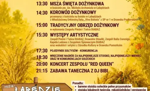 Plakat Dożynki Gminne