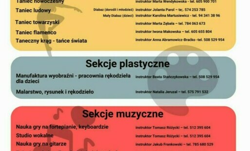 2024/2025 Zajęcia Amatorski Ruch Artystyczny